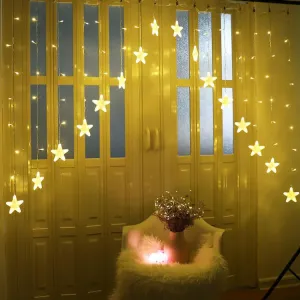 3m Curtain String Light | 16 LEDs Star Plug-In