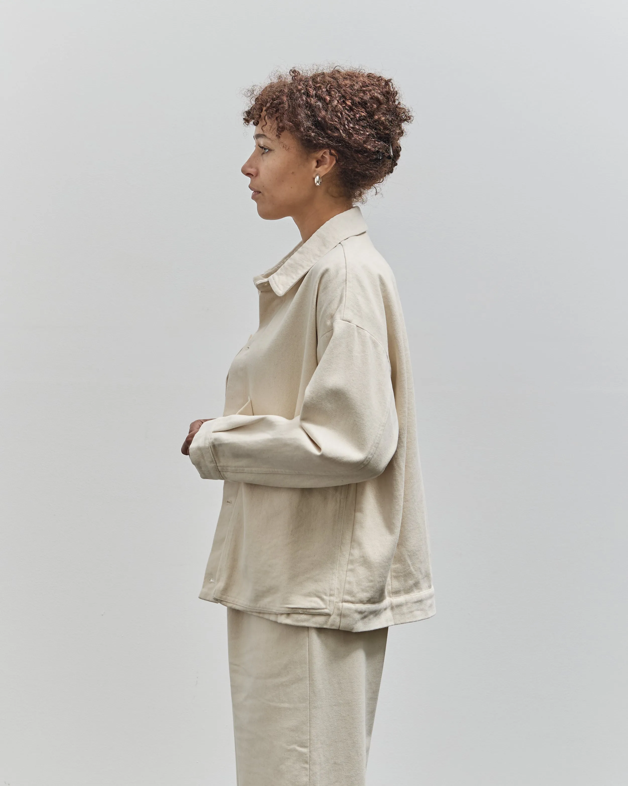 7115 Panel Pocket Shirt Jacket, Off-White Heavy Canvas