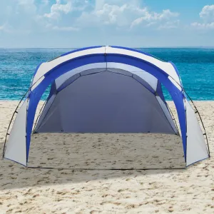 8-12 Person Easy Beach Canopy Tent with Side Wall