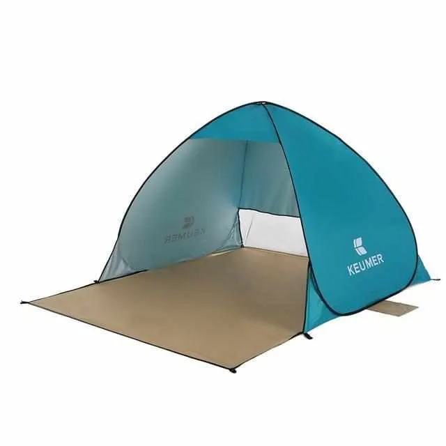 Automatic Pop Up Tent - Breathable Anti UV 2-4 Persons Instant Pop Up Beach Tent