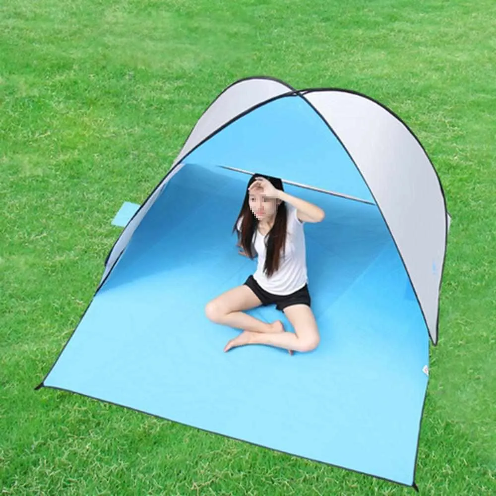 Automatic Pop Up Tent - Breathable Anti UV 2-4 Persons Instant Pop Up Beach Tent