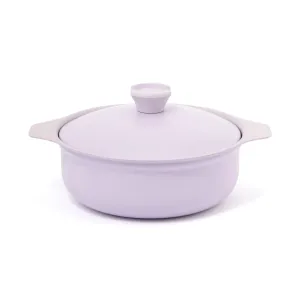 Bicolor Lightweight Cooking Pot 24cm Purple