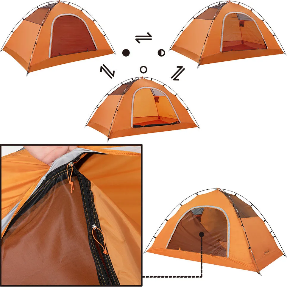 Clostnature Camping Tent for 4 Person - Waterproof Four Person Tents for Camping, Small Easy Up Tent for Family