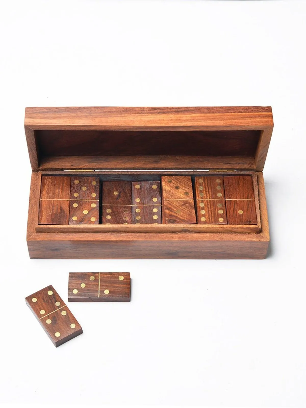 Domino Family Fun Wooden Game Set - Handmade