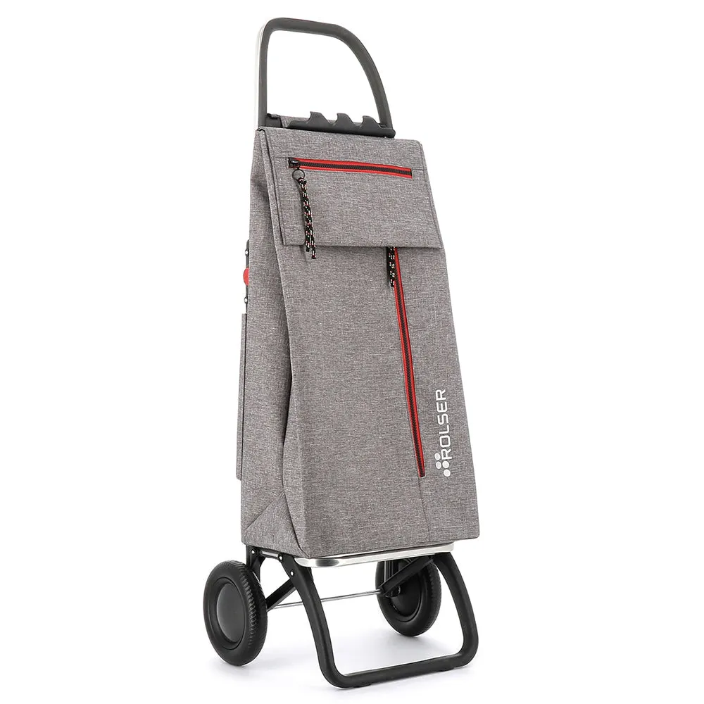 Folding Trolley Wallaby Tweed 2L 2 Wheel - Grey