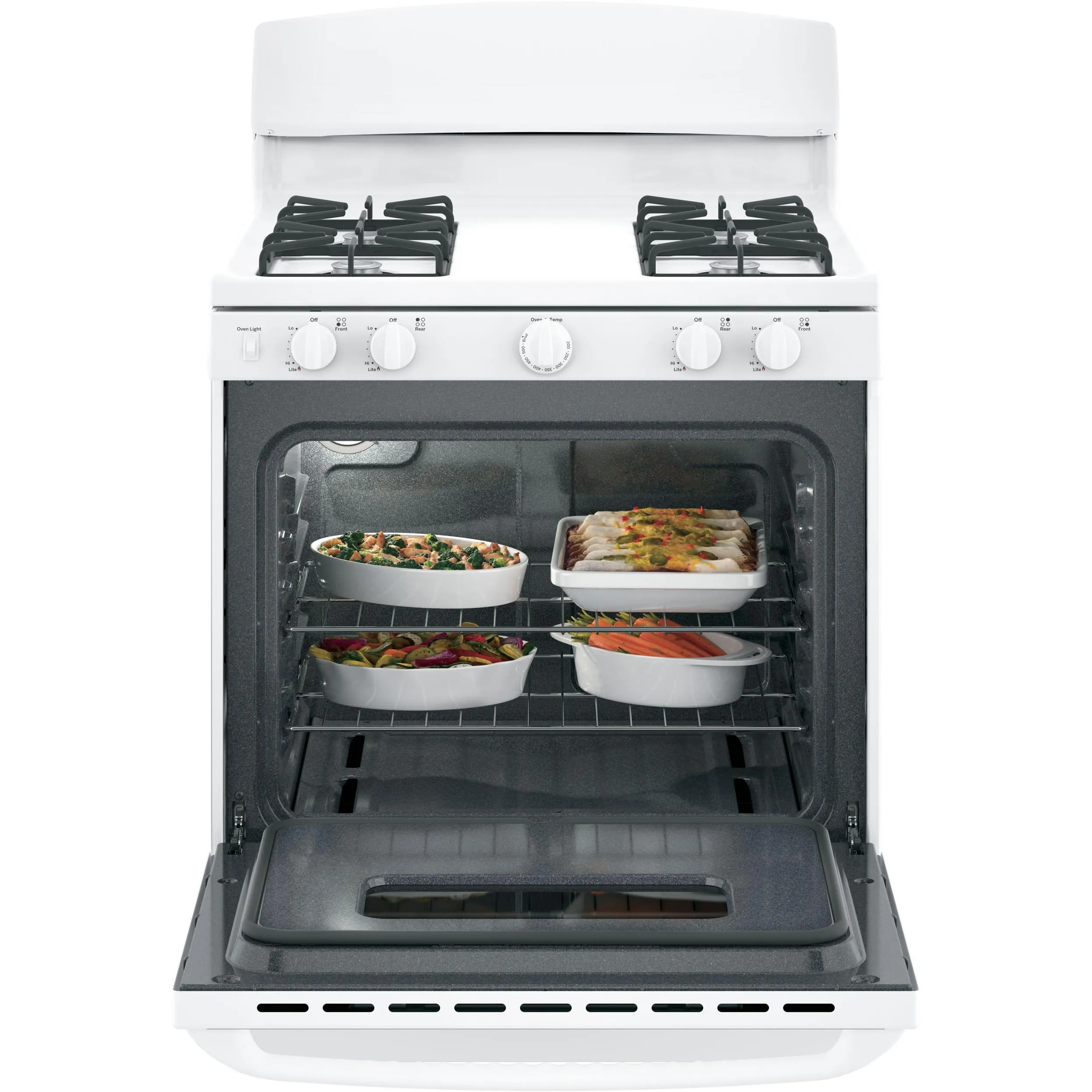 GE 30-inch Freestanding Gas Range JCGBS10DEMWW