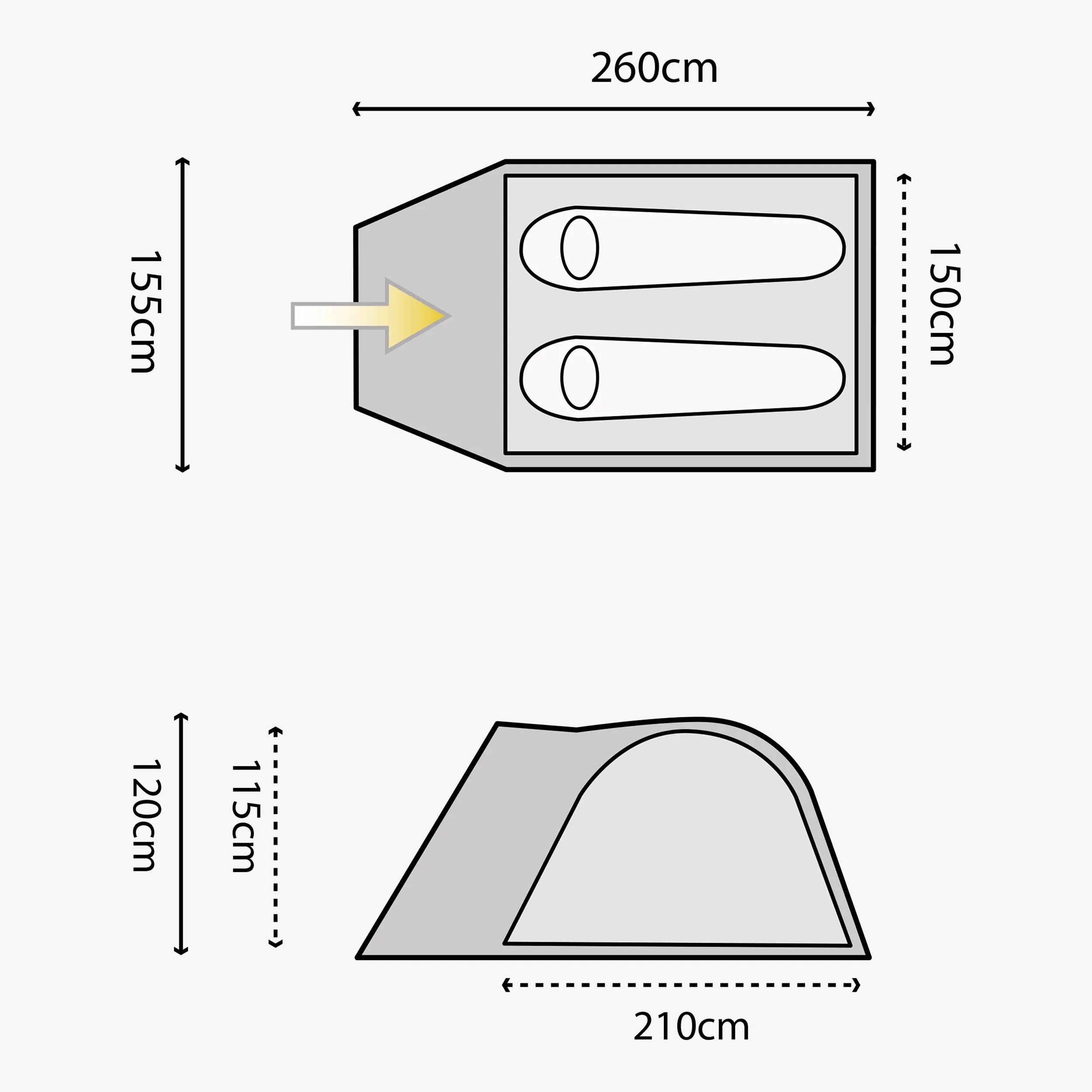 Juniper 2 Person Dome Tent