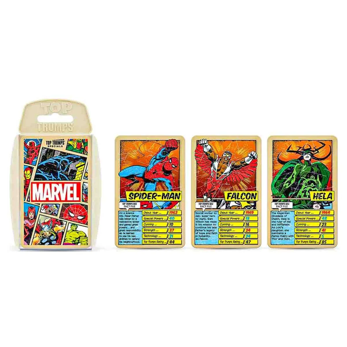 Marvel Comics Retro Top Trumps Specials Card Game