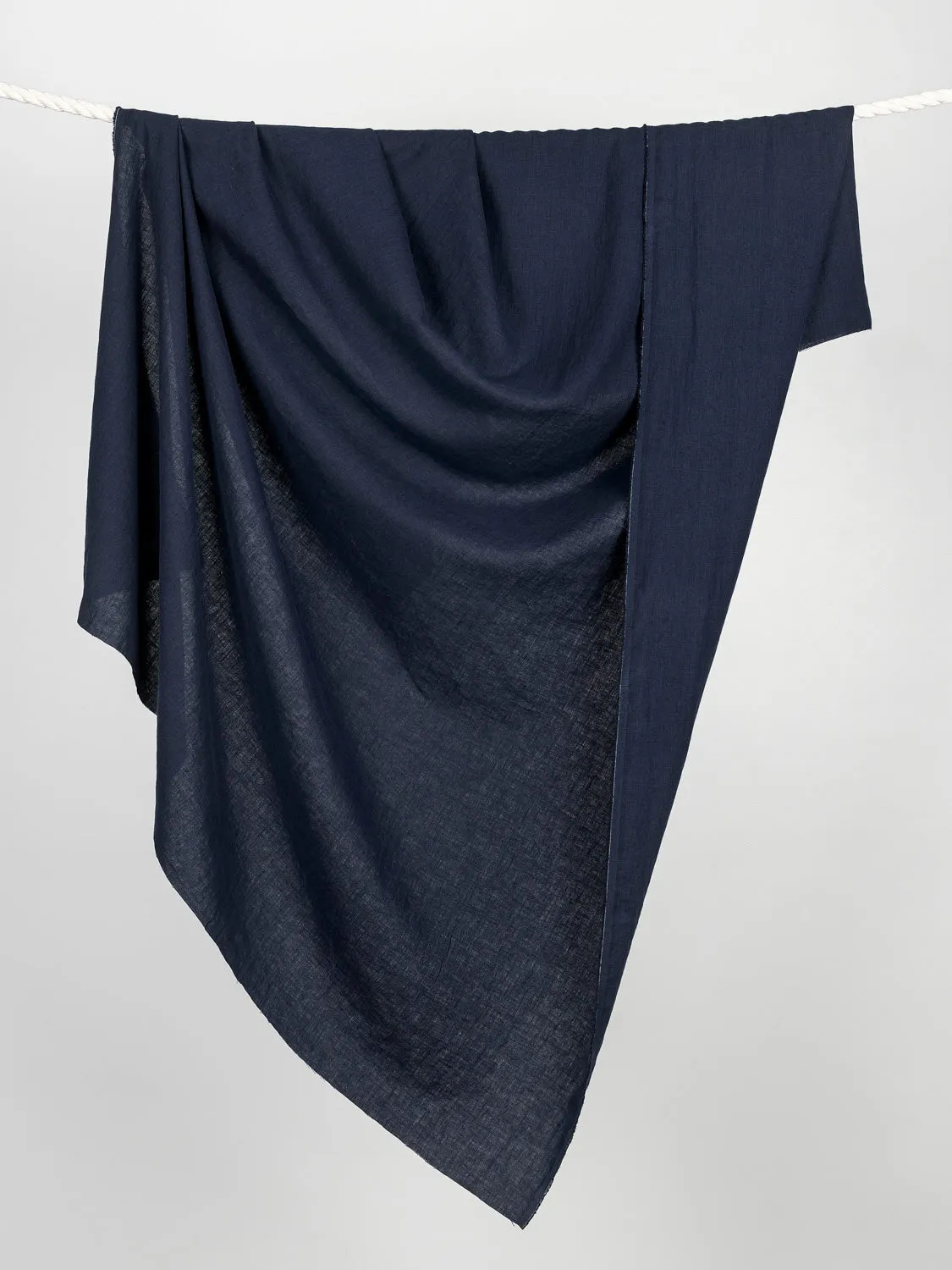 Midweight European Linen - Navy