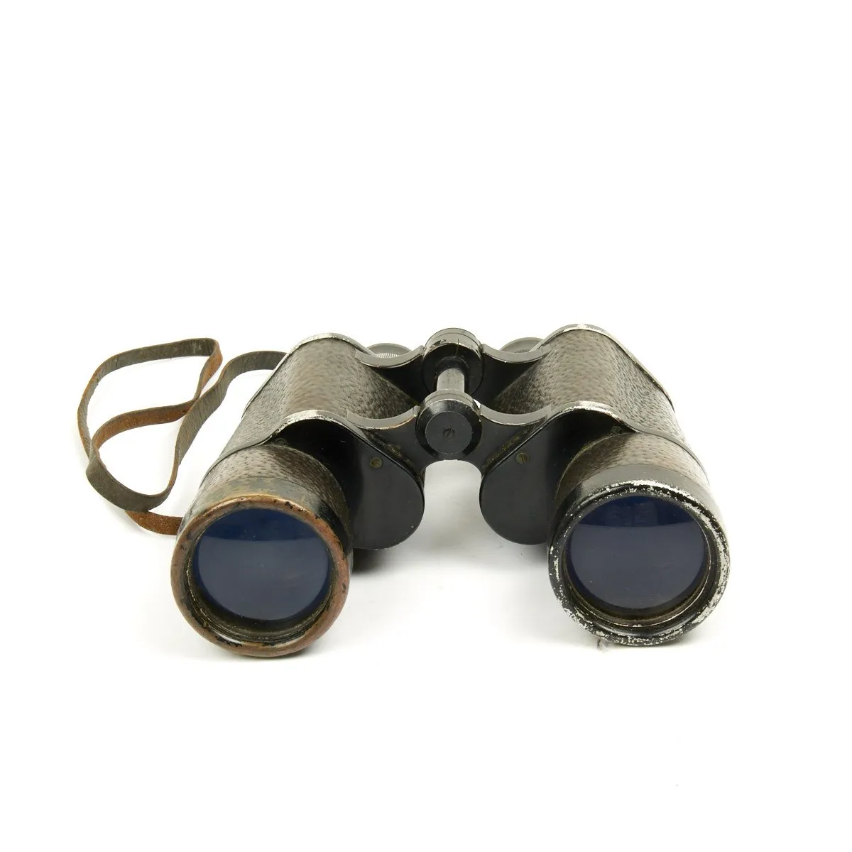 Original German WWII U-Boat Kriegsmarine 7x50 Binoculars with USGI Custom Made Leather Case