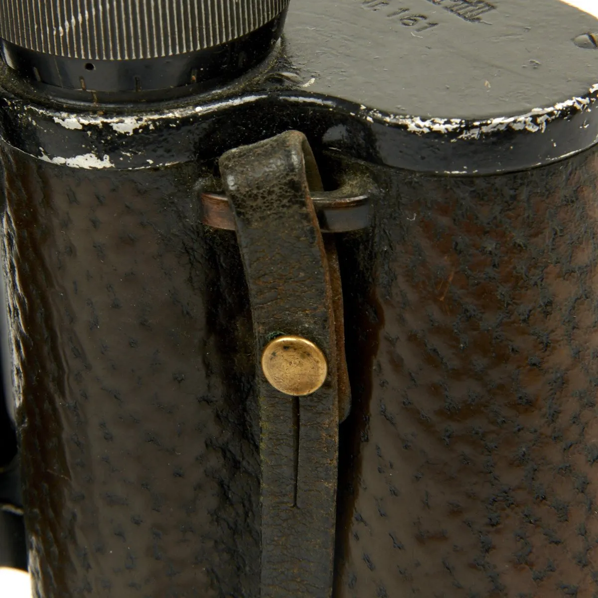 Original German WWII U-Boat Kriegsmarine 7x50 Binoculars with USGI Custom Made Leather Case