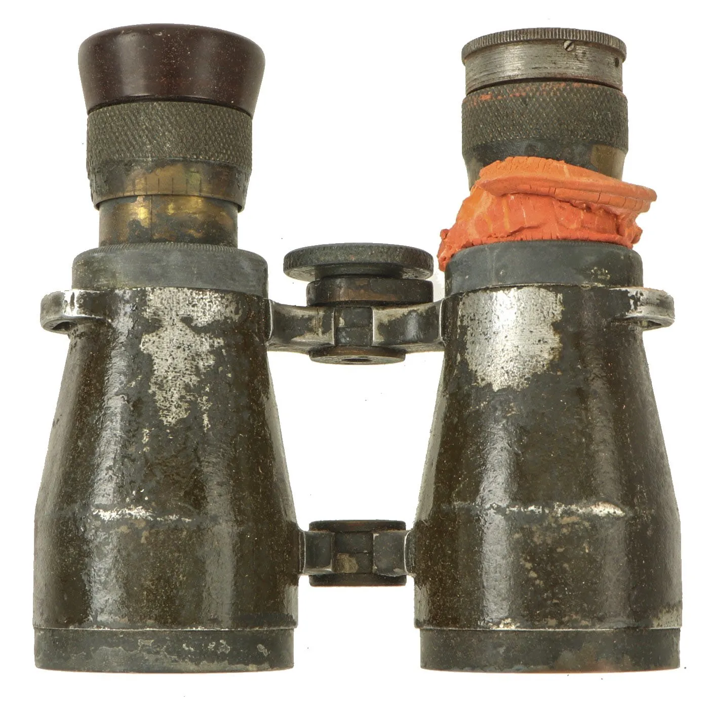 Original Imperial German WWI Fernglas 08 Binoculars by Rodenstock of München with Leather Case