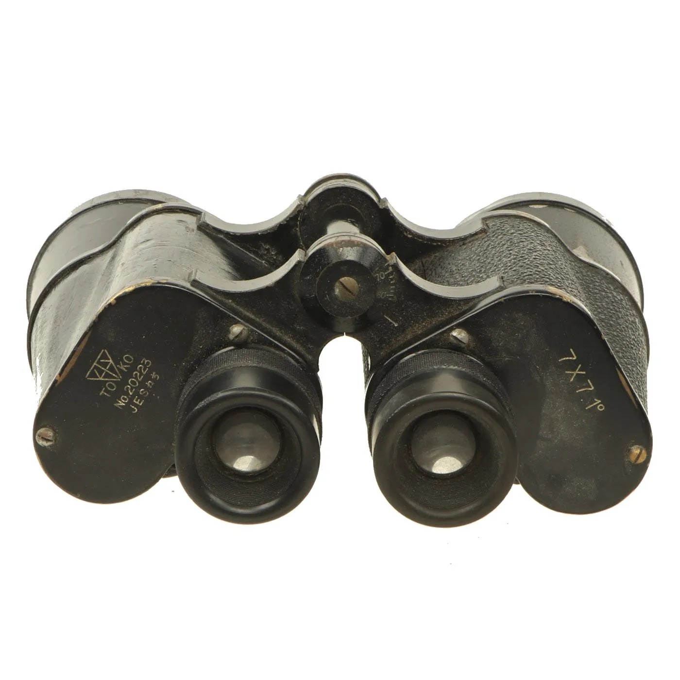 Original WWII Imperial Japanese 7 X 7.1° Binoculars by Toykyo Optical - TOKO