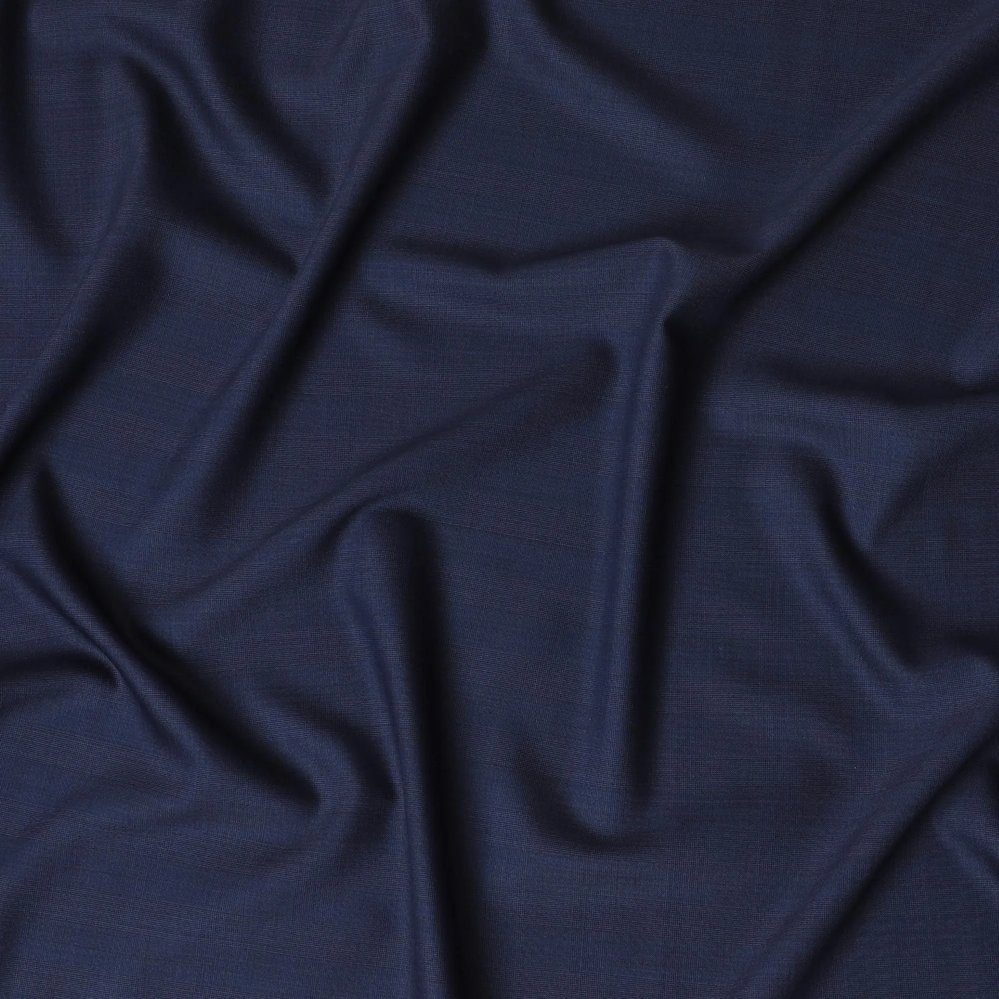 Regal Sapphire Super 150's Wool Fabric - Smooth Italian Weave, 150cm Wide - D18244