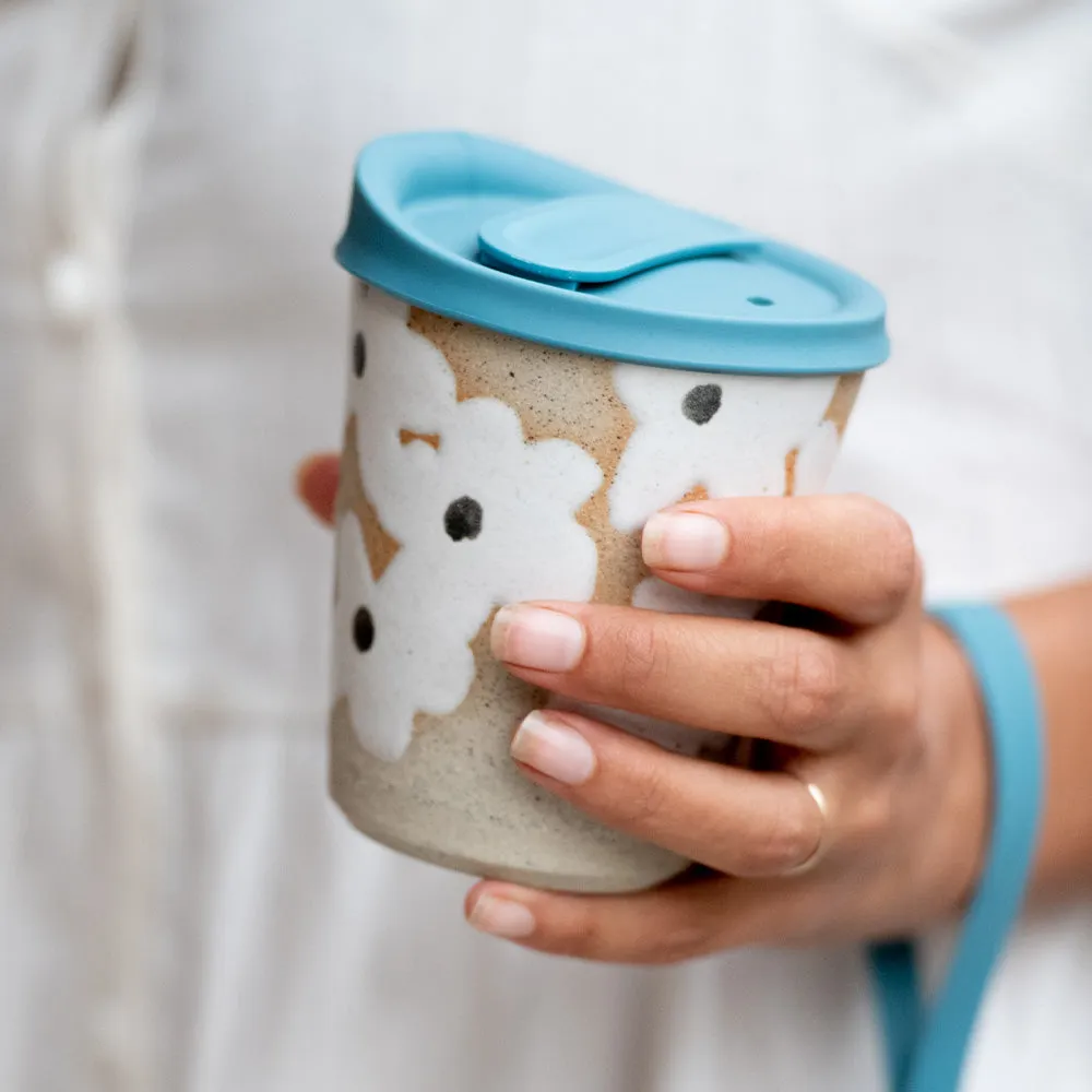 Reusable Lid - Rose Flowers