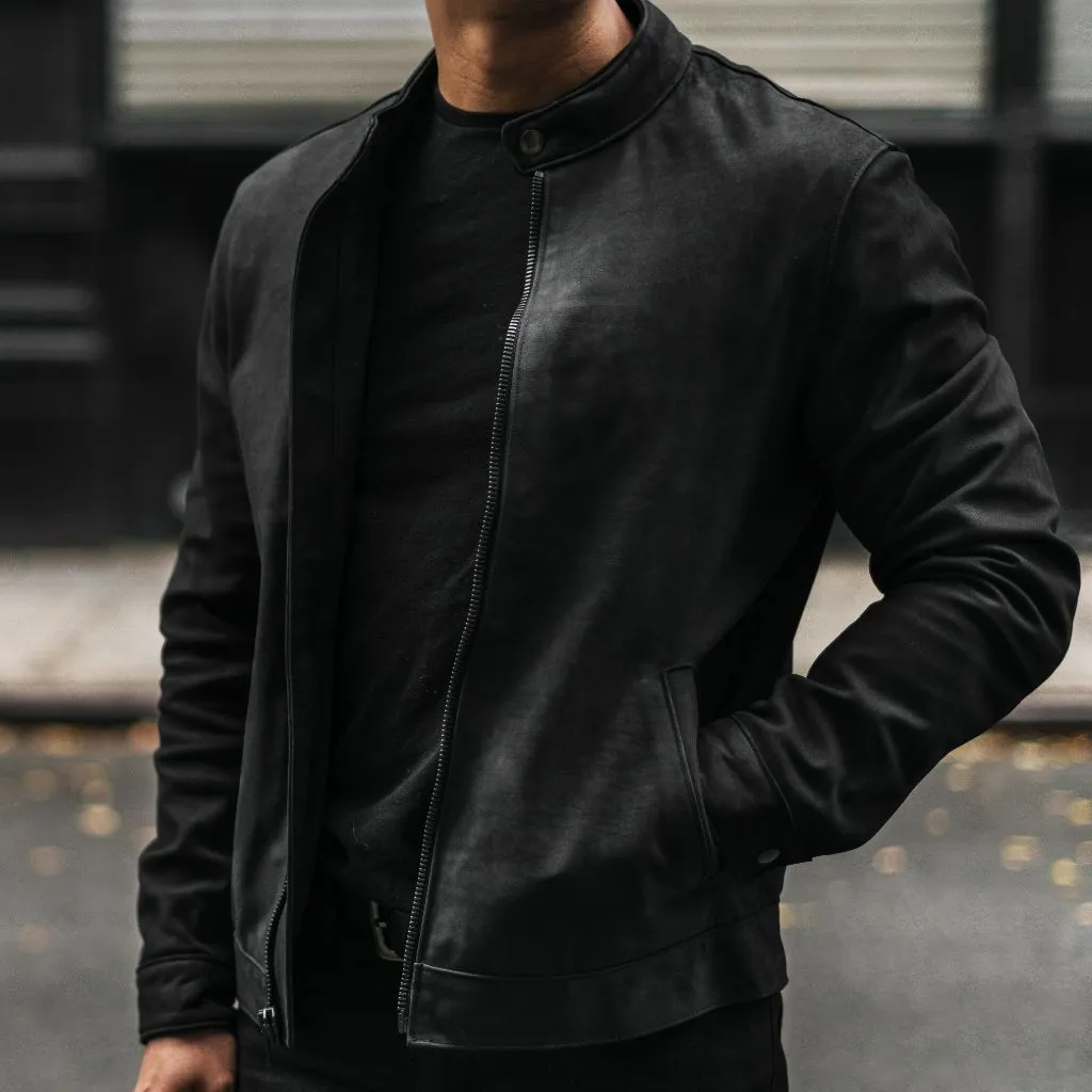 [S] Racer Jacket | Black Matte