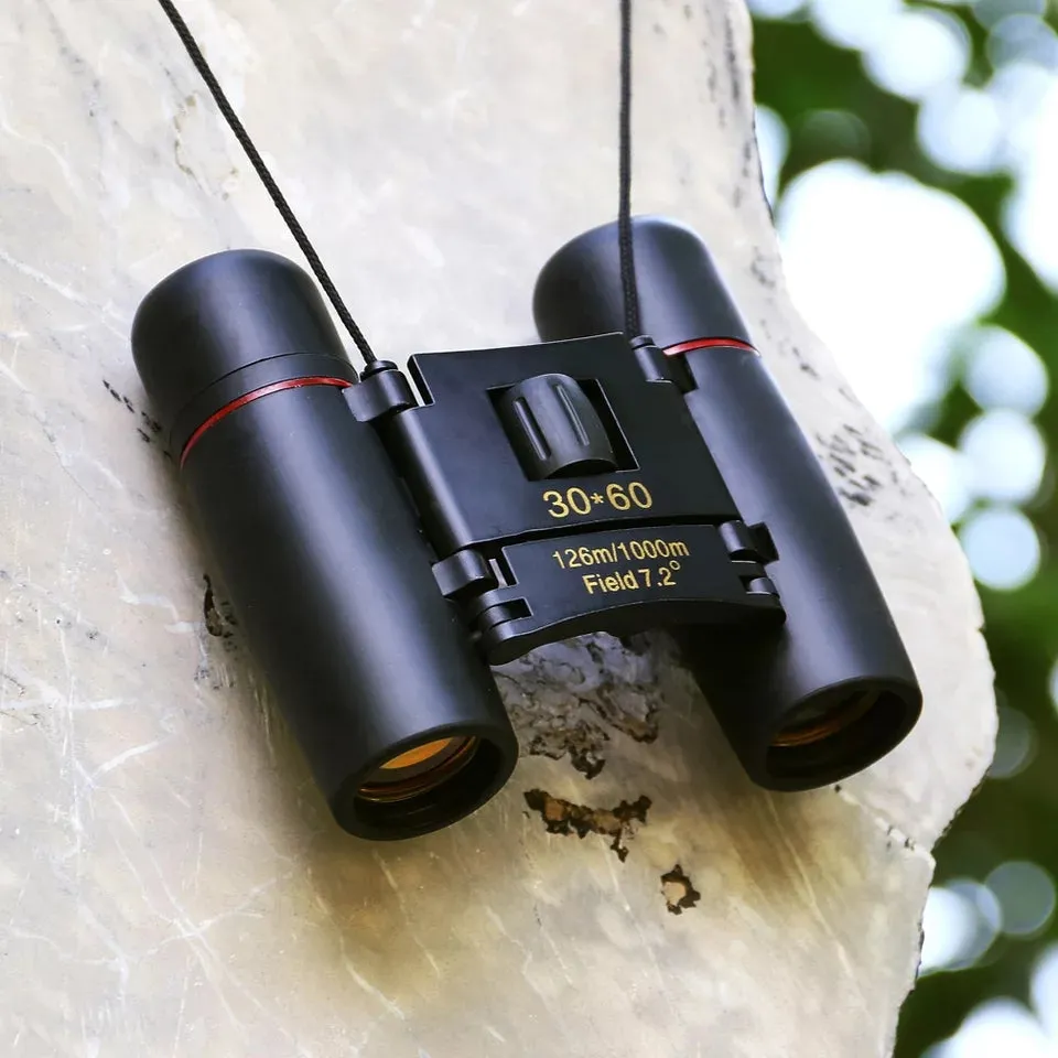 Sakura 30X60 Foldable Binoculars with Strap & Pouch