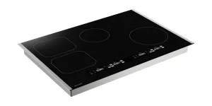 SCH3043GB Sharp 30 in. Induction Cooktop with Side Accessories