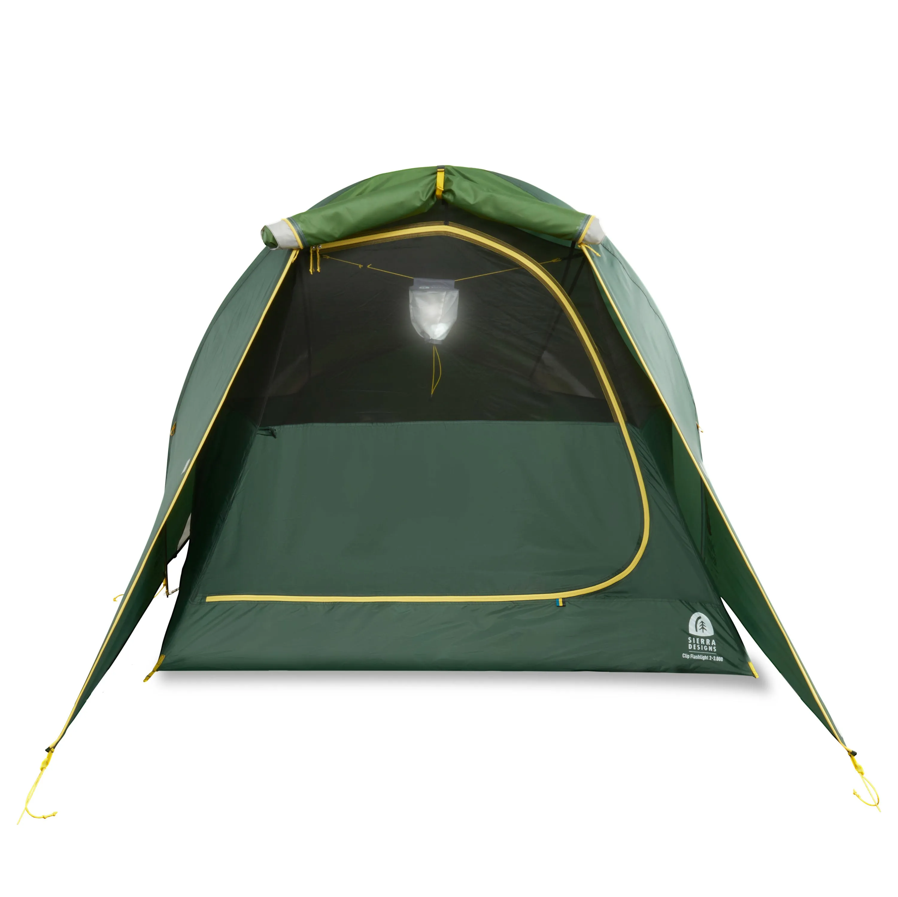 Sierra Designs Clip Flashlight 3000 2 Two Person Tent - Green