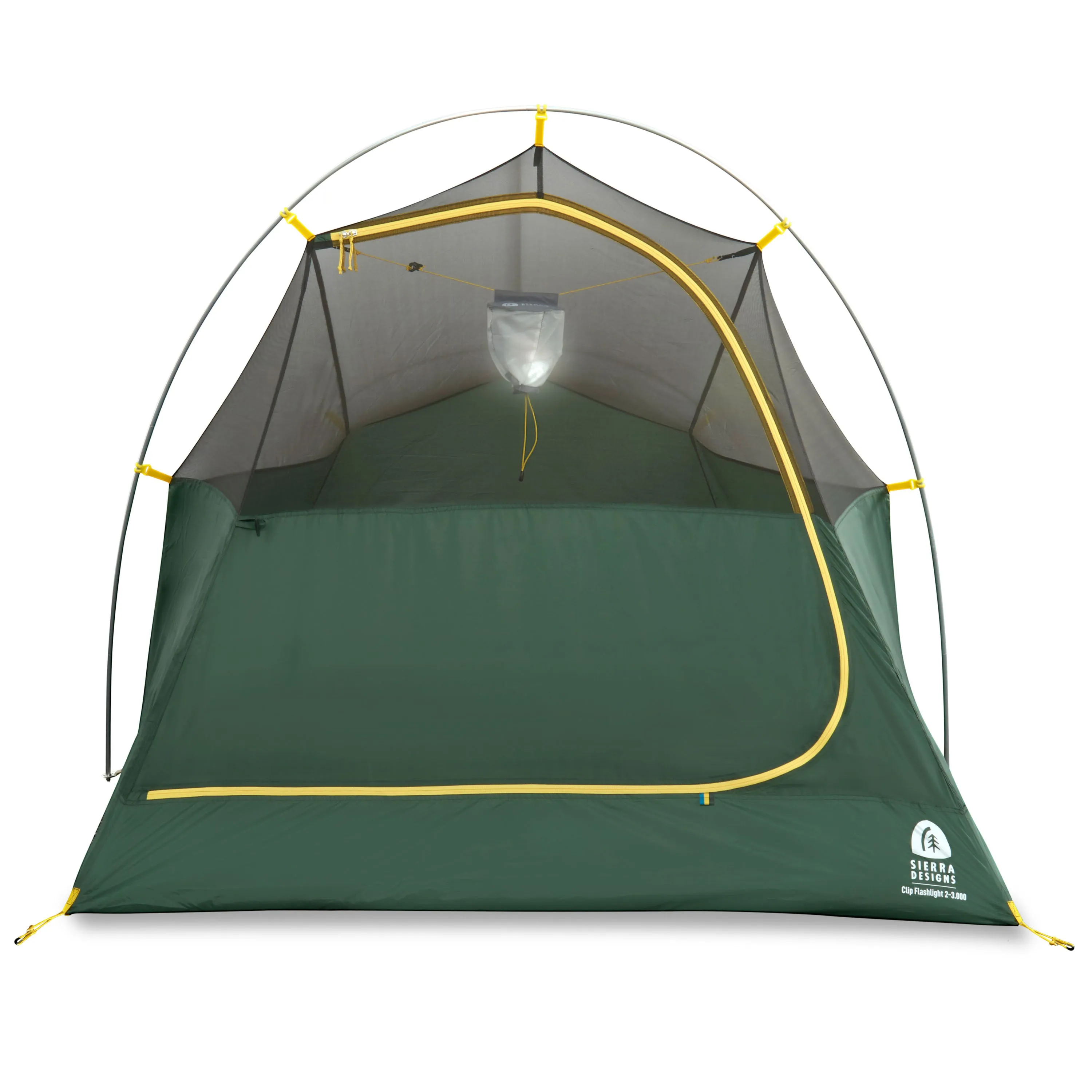 Sierra Designs Clip Flashlight 3000 2 Two Person Tent - Green