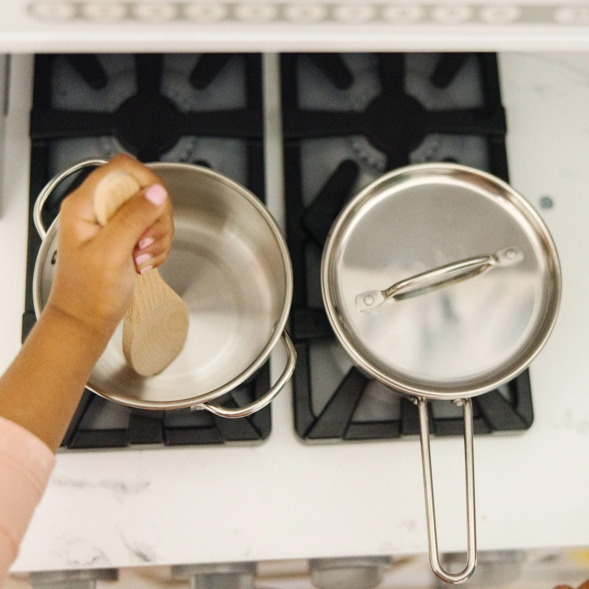 Stainless Steel Pots & Pans Play Set