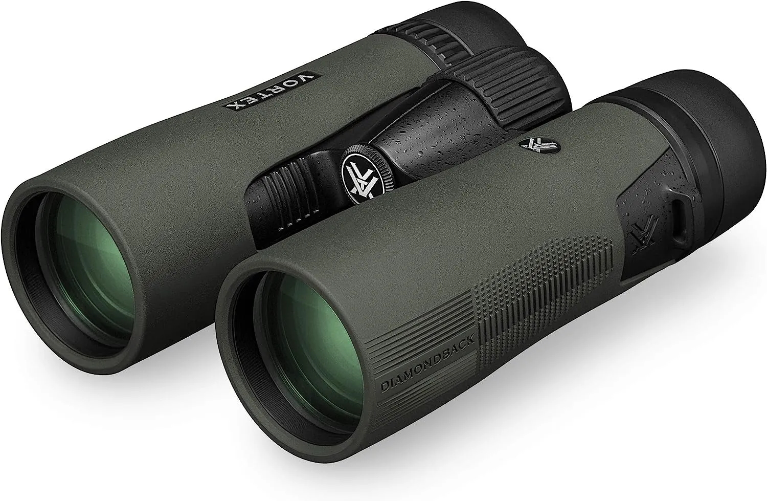 Vortex Optics Diamondback HD 10X42 Binoculars - HD Optical System, Non-Slip Grip, Waterproof, Fogproof, Shockproof, Included Glasspak - Unlimited, Unconditional Warranty