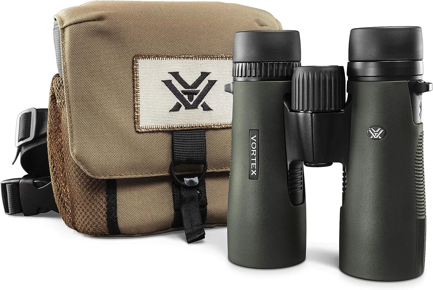 Vortex Optics Diamondback HD 10X42 Binoculars - HD Optical System, Non-Slip Grip, Waterproof, Fogproof, Shockproof, Included Glasspak - Unlimited, Unconditional Warranty