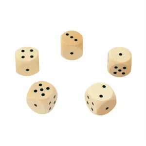 Wooden Dice Set - 5